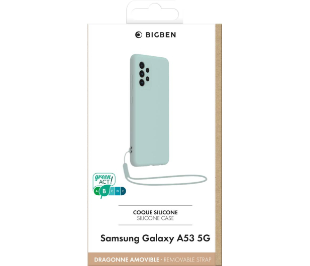 BIGBEN Etui z paskiem do SAMSUNG A53 5G MIETOWE - 1055843 - zdjęcie 2